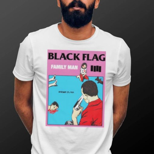 Black Flag Family Man shirt