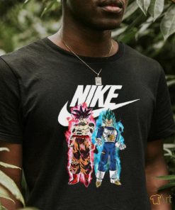 Black Goku and Vegeta Nike Graphic Shirt