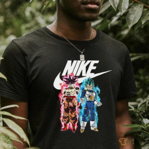 Black Goku and Vegeta Nike Graphic Shirt