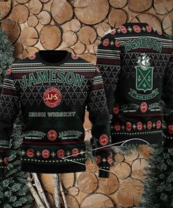 Black Jameson Ugly Christmas Sweater For Men And Women