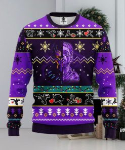 Black Panter Ugly Christmas Sweater Pupple Ideas For Men Women