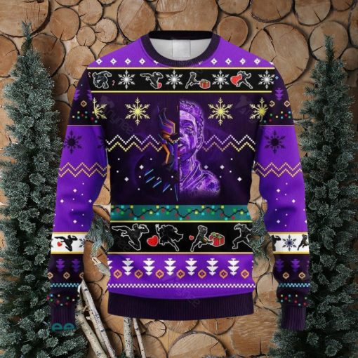 Black Panther Pupple Ugly Christmas Sweater Gift For Men And Women