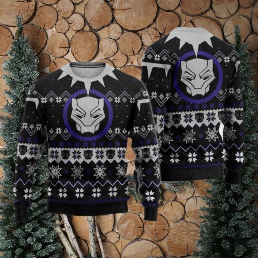 Black Panther Ugly Christmas Sweater For Men And Women