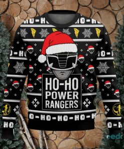 Black Ranger Ho Ho Power Rangers Xmas 3D Sweater Cute Christmas Gift For Men And Women