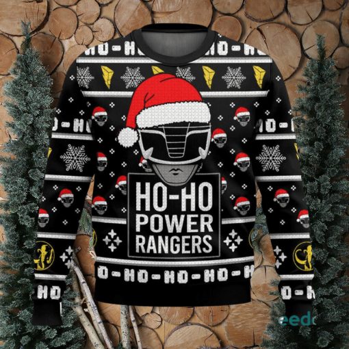 Black Ranger Ho Ho Power Rangers Xmas 3D Sweater Cute Christmas Gift For Men And Women