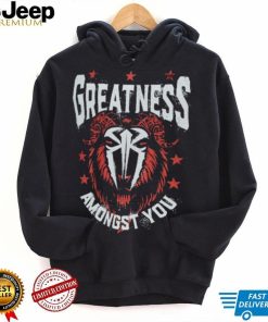 Black Roman Reigns Greatness GOAT Shirt