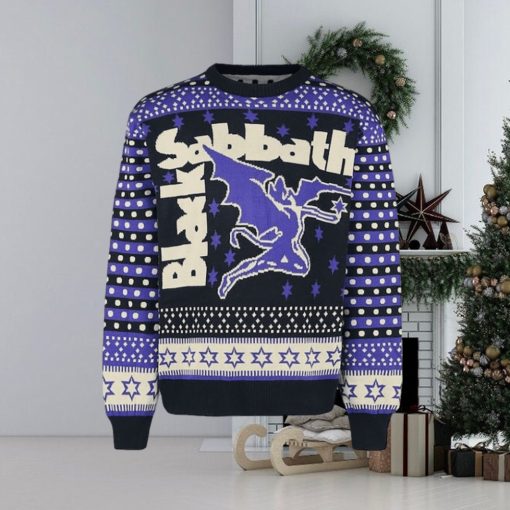 Black Sabbath Band 3D Ugly Sweater