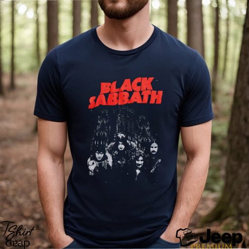 Black Sabbath Group Boyfriend Fit T Shirt