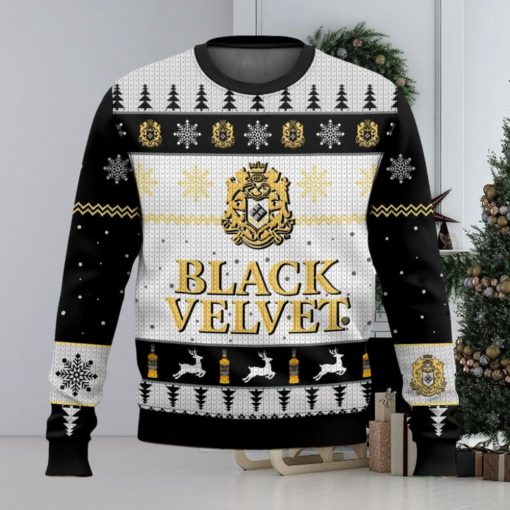 Black Velvet Christmas Ugly Sweater Special Gift For Xmas