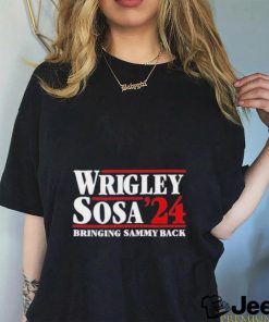 Black Wrigley Sosa 24 Bringing Sammy Back shirt