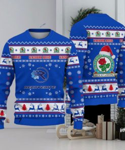 Blackburn Rovers Summer Efl Logo Team Ugly Christmas Sweater For Fans Gift Unisex Sweatshirt