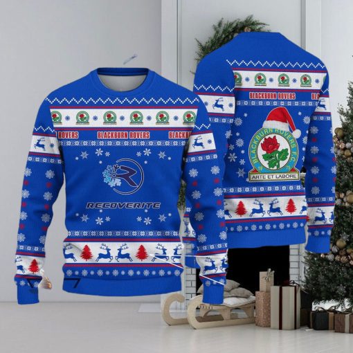 Blackburn Rovers Summer Efl Logo Team Ugly Christmas Sweater For Fans Gift Unisex Sweatshirt