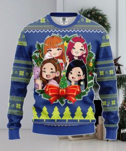 Blackpink New Chibi 1 Ugly Christmas Sweater Amazing Gift Men And Women Christmas Gift