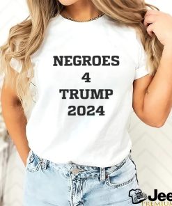 Blacks 4 Trump negroes 4 trumps 2024 shirt