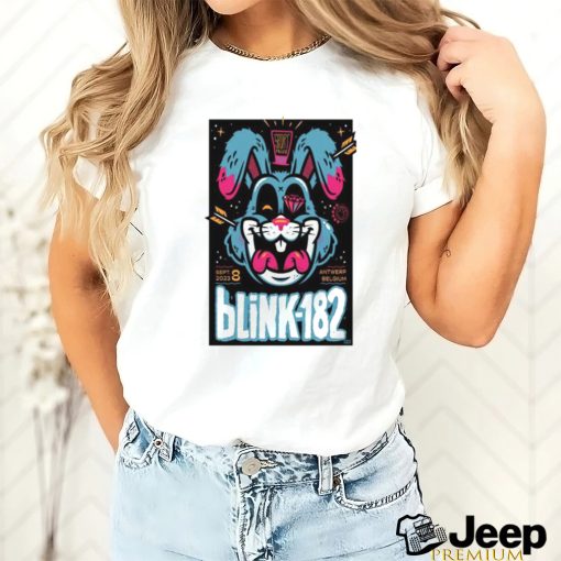 Blink 182 Tour 2023 Antwerp, Belgium Poster shirt