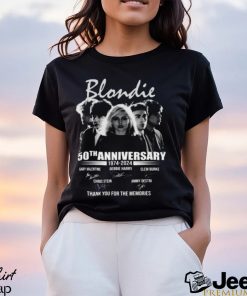 Blonedie 50th Anniversary 1974 – 2024 Thank You For The Memories T Shirt