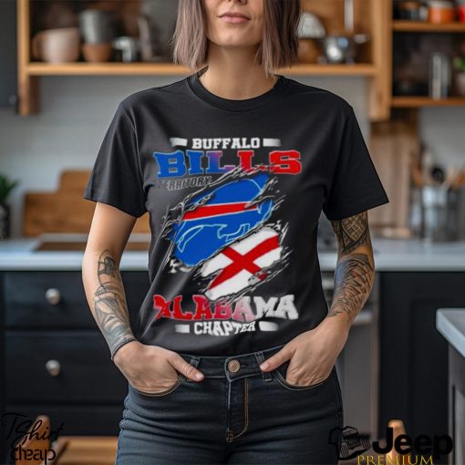 Blood Inside Buffalo Bills Territory Alabama Chapter T Shirt