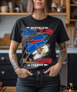 Blood Inside Buffalo Bills Territory Illinois Chapter T Shirt