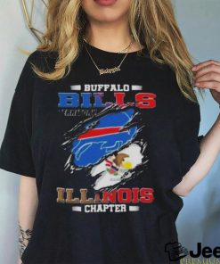 Blood Inside Buffalo Bills Territory Illinois Chapter T shirt