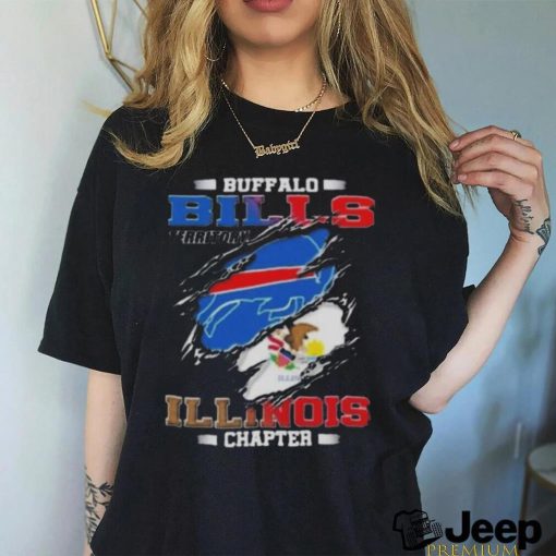 Blood Inside Buffalo Bills Territory Illinois Chapter T shirt