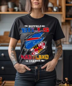 Blood Inside Buffalo Bills Territory Maryland Chapter T Shirt