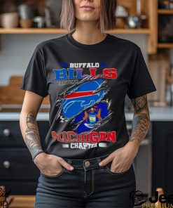 Blood Inside Buffalo Bills Territory Michigan Chapter T Shirt