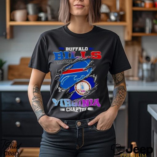 Blood Inside Buffalo Bills Territory Virginia Chapter T Shirt