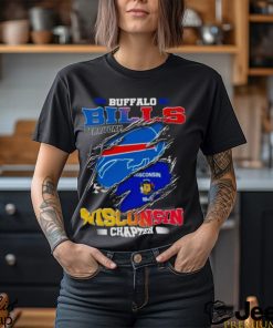 Blood Inside Buffalo Bills Territory Wisconsin Chapter T Shirt