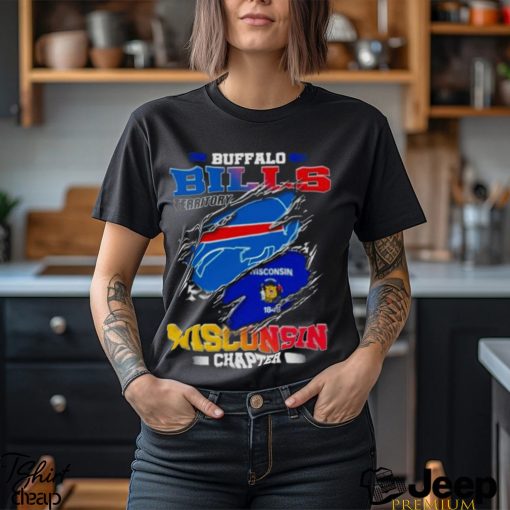 Blood Inside Buffalo Bills Territory Wisconsin Chapter T Shirt