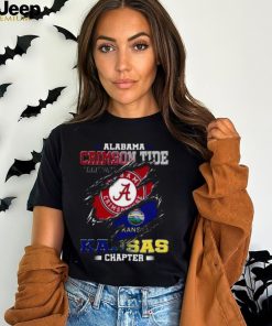 Blood Inside Me Alabama Crimson Tide Territory Kansas Chapter 2023 Shirt