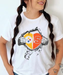 Blood Inside Me Pittsburgh Steelers And Syracuse Orange 2023 shirt