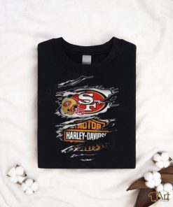 Blood Inside Me San Francisco 49ers X Motor Harley Davidson t shirt