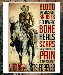 Blood Washes Off Bruises Vertical Poster