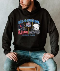 Blue 84 Adult 2023 Peach Bowl Ole Miss Rebels vs. Penn State Nittany Lions Dueling T Shirt