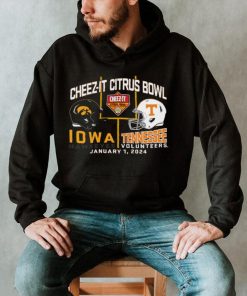 Blue 84 Adult 2024 Citrus Bowl Iowa Hawkeyes vs. Tennessee Volunteers Dueling T Shirt