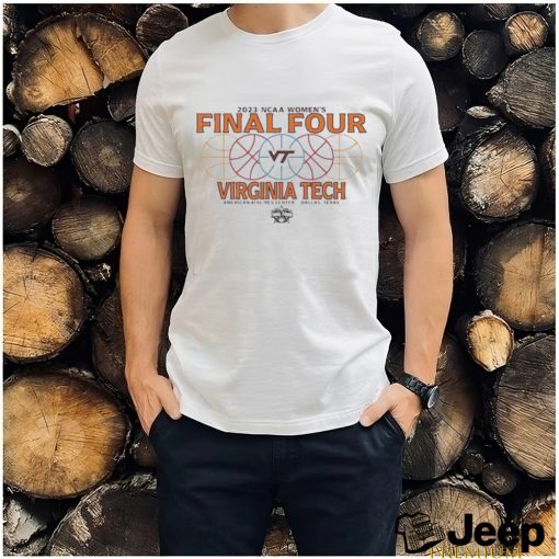 Blue 84 White Virginia Tech Hokies 2023 NCAA Women’s Basketball Tournament March Madness Final Four Oversized Shirt