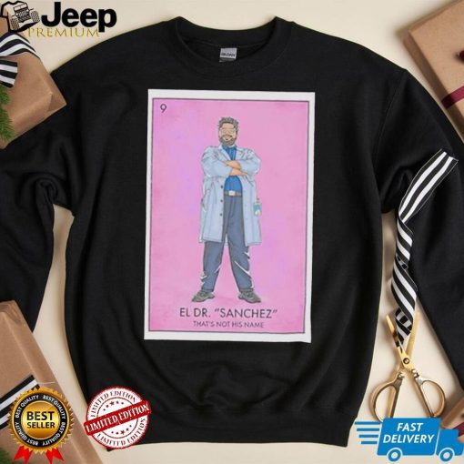 Blue Beetle Harvey Guillen El Dr. Sanchez Loteria Card shirt