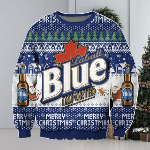 Blue Imported Ugly Christmas Holiday Sweater