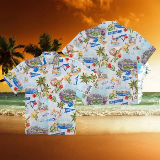 Blue Jays Scenic Hawaiian Shirt
