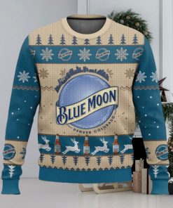 Blue Moon Christmas Ugly Sweater Special Gift For Xmas