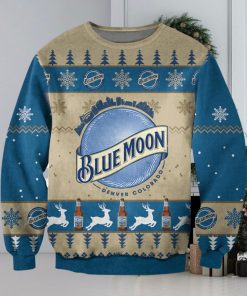Blue Moon Ugly Christmas Sweater, Ugly Sweater Apparel