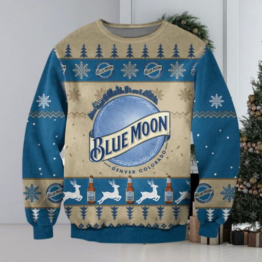 Blue Moon Ugly Christmas Sweater, Ugly Sweater Apparel