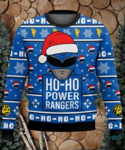 Blue Ranger Ho Ho Power Rangers Xmas 3D Sweater Cute Christmas Gift For Men And Women