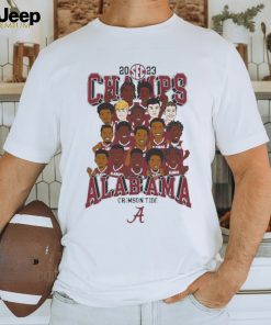 Blue84 White Alabama Crimson Tide 2023 SEC Men’s Basketball Regular Season Champions T Shirt