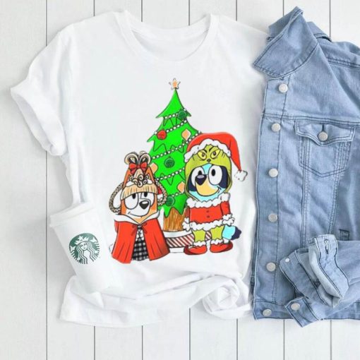 Bluey Christmas Shirt, Bluey Christmas Tree T Shirt