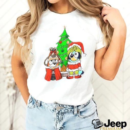 Bluey Christmas Tree T Shirt