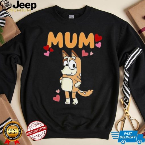 Bluey Dog Mom Life Bingo Mother’s Day Gift T Shirt