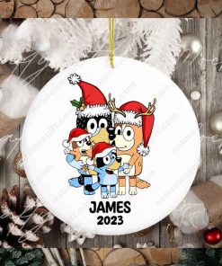 Bluey Family Personalized Christmas Ornament Xmas Gift for Lovers