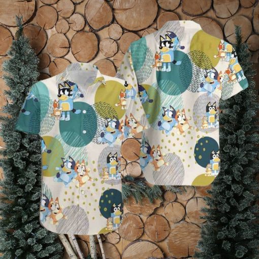 Bluey Hawaiian Shirt Bluey Family Bluey Characters Summer
