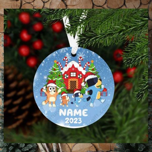 Bluey Personalized Family Ornament With Name Xmas Decorations